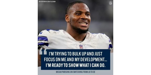 Micah Parsons, der Allrounder des Rugby